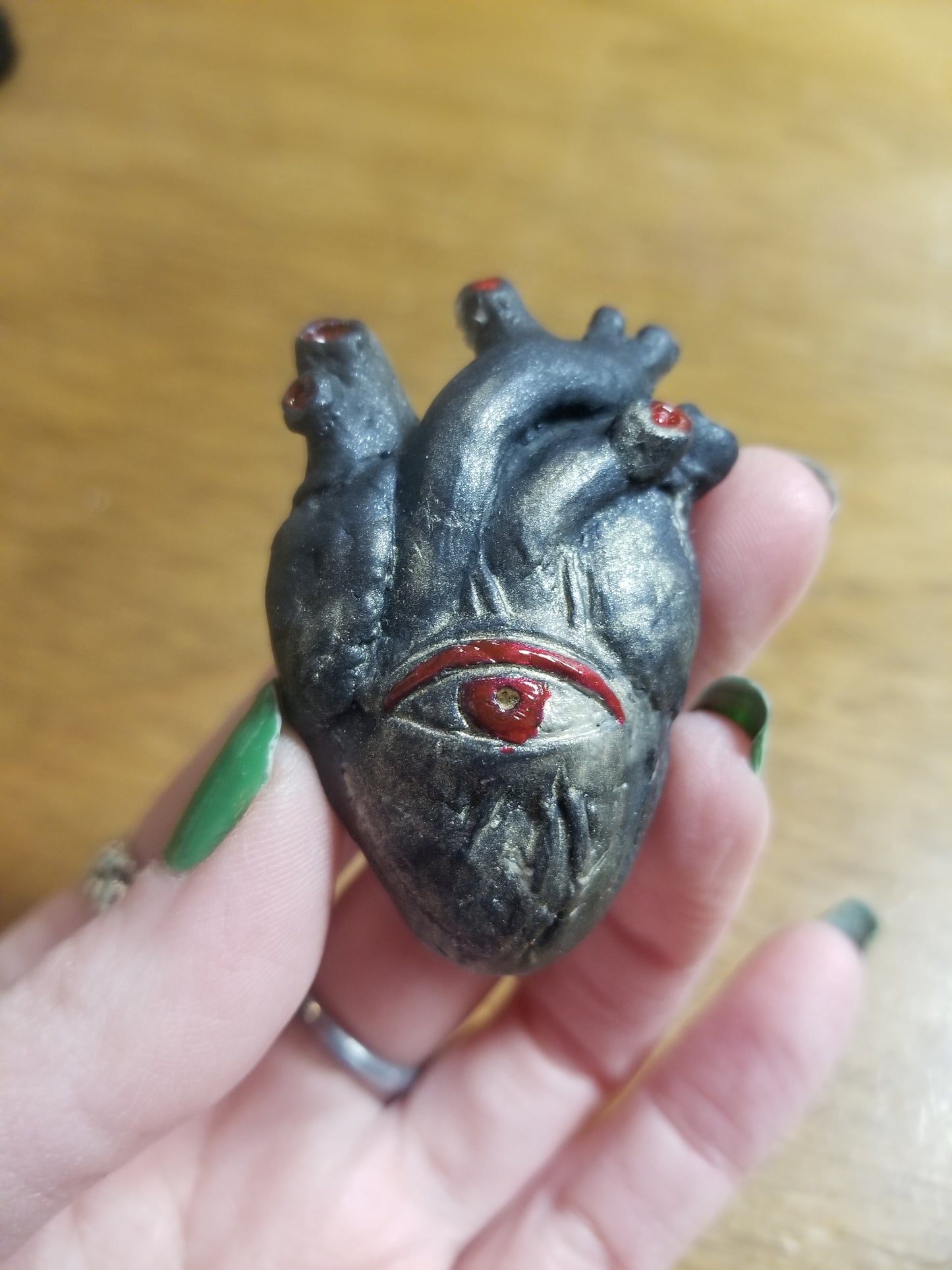 Anatomical Heart Hand-sculpted PiNS / BROOCH