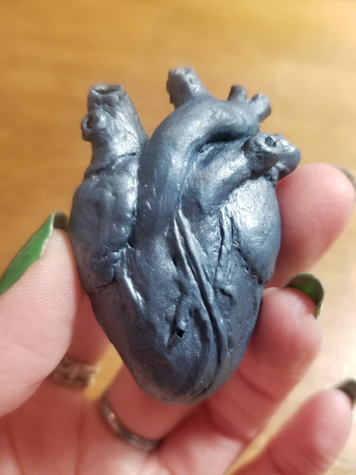 Anatomical Heart Hand-sculpted PiNS / BROOCH