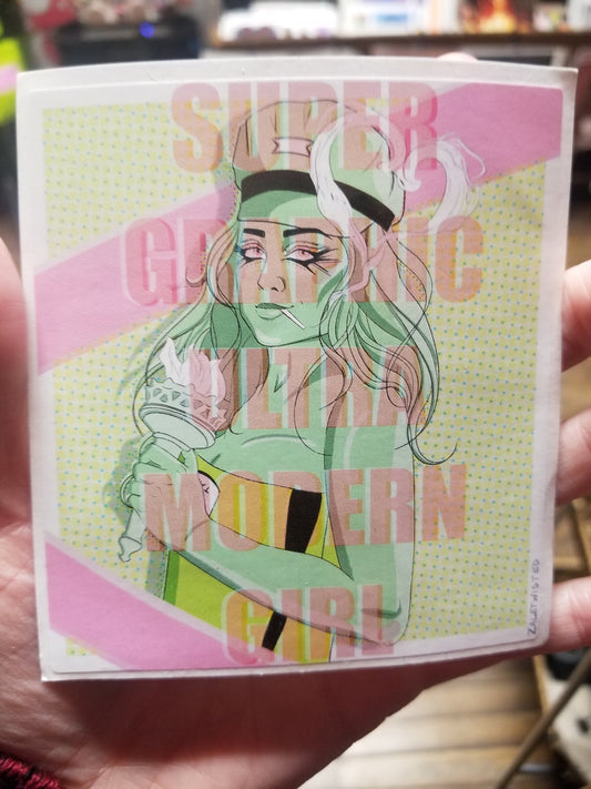 Super Graphic Ultra Modern Girl STiCKER