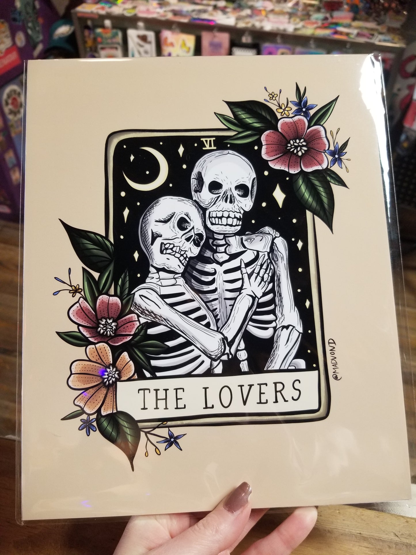 The Lovers Skeleton PRINT