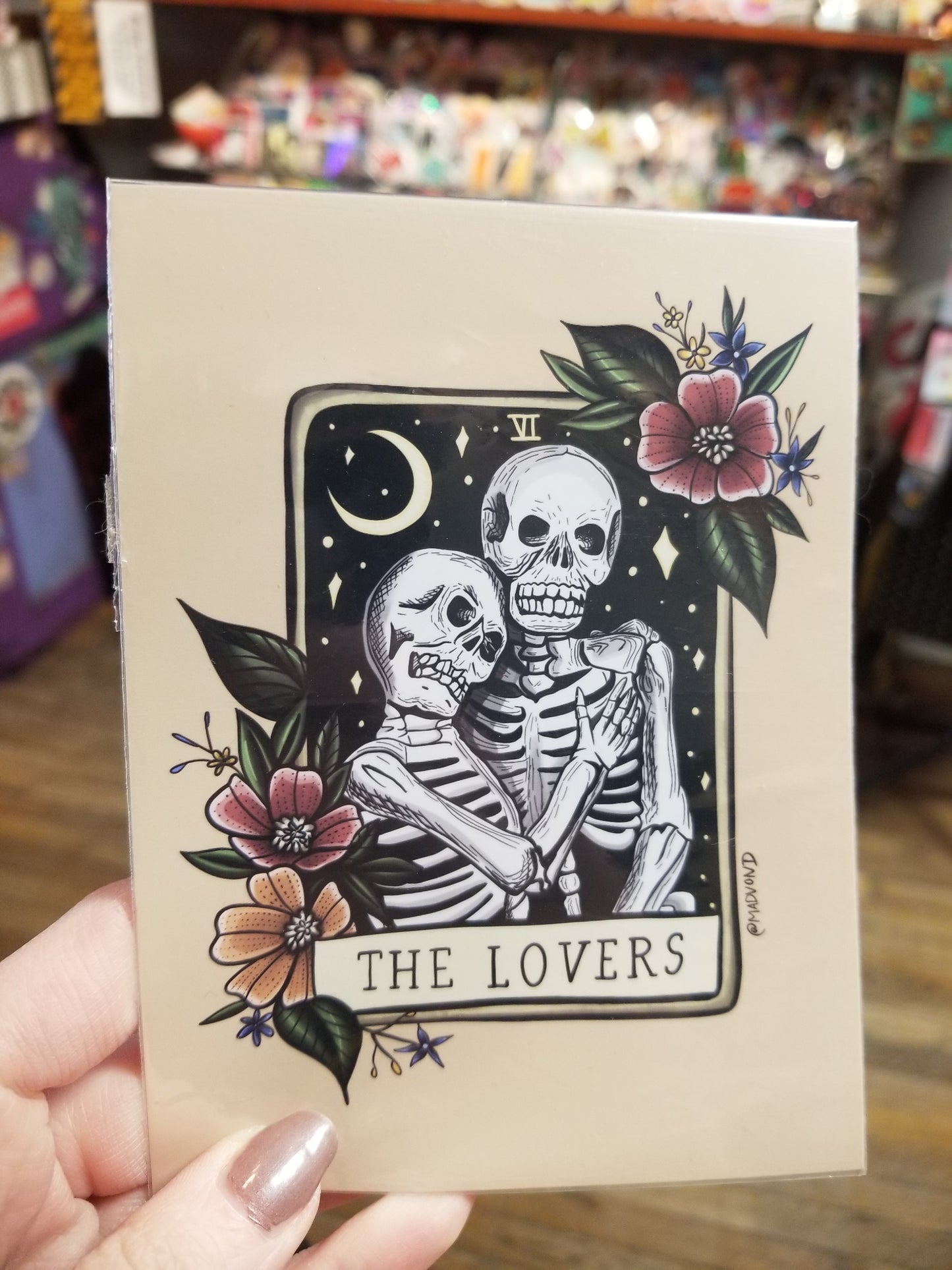The Lovers Skeleton PRINT