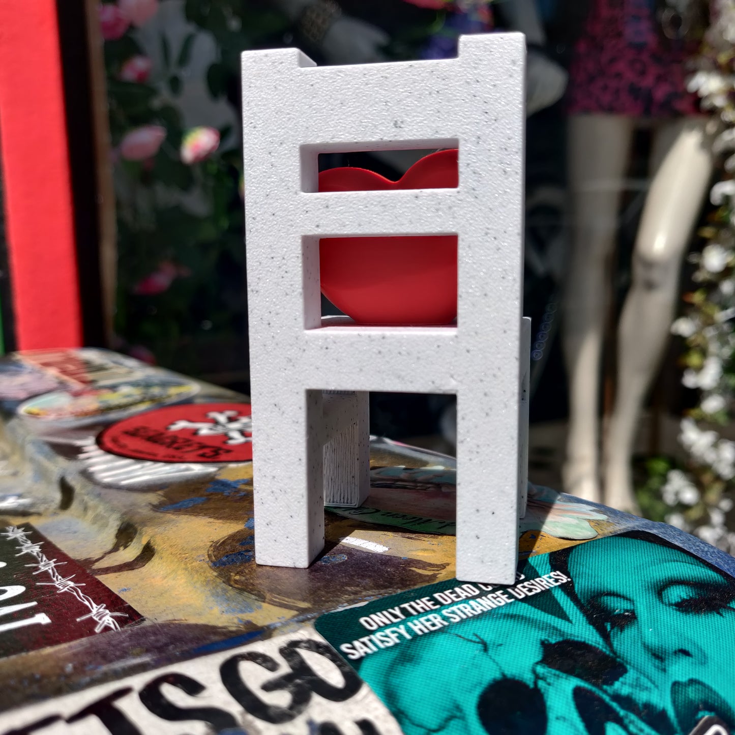 Love Seat 3D Heart and Chair Set by LAC Arts