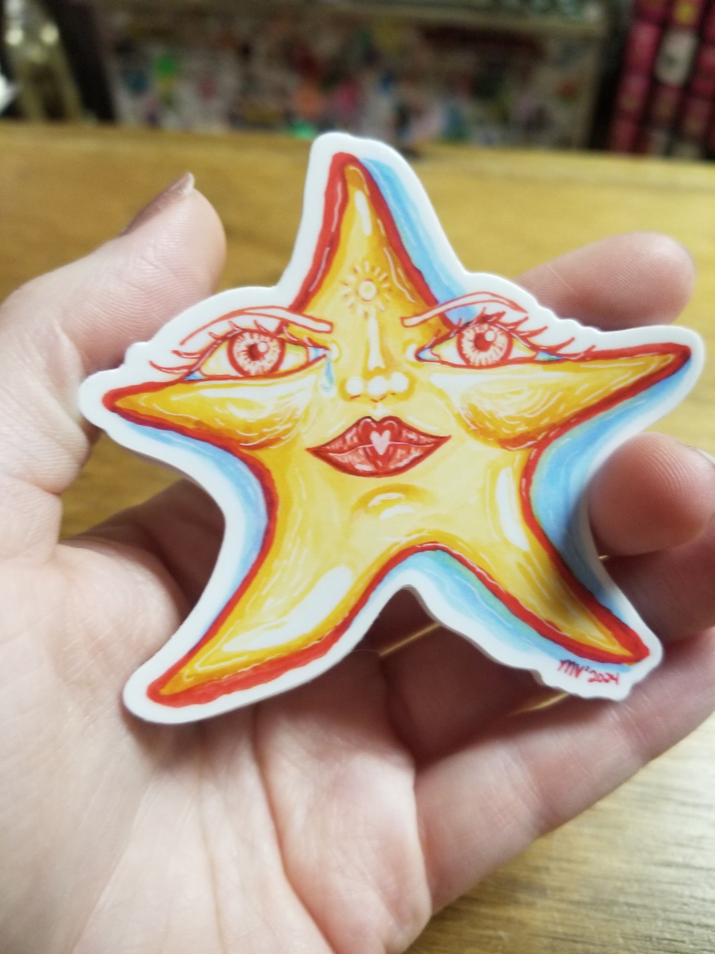 Starfish Smile STICKER