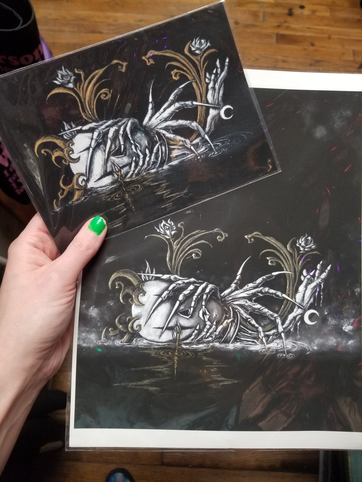 Such a Waste PRiNT by Sunrise Skulls