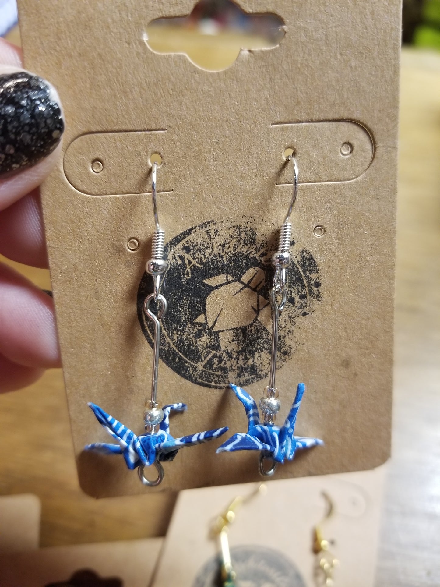 Origami Crane EARRiNGS
