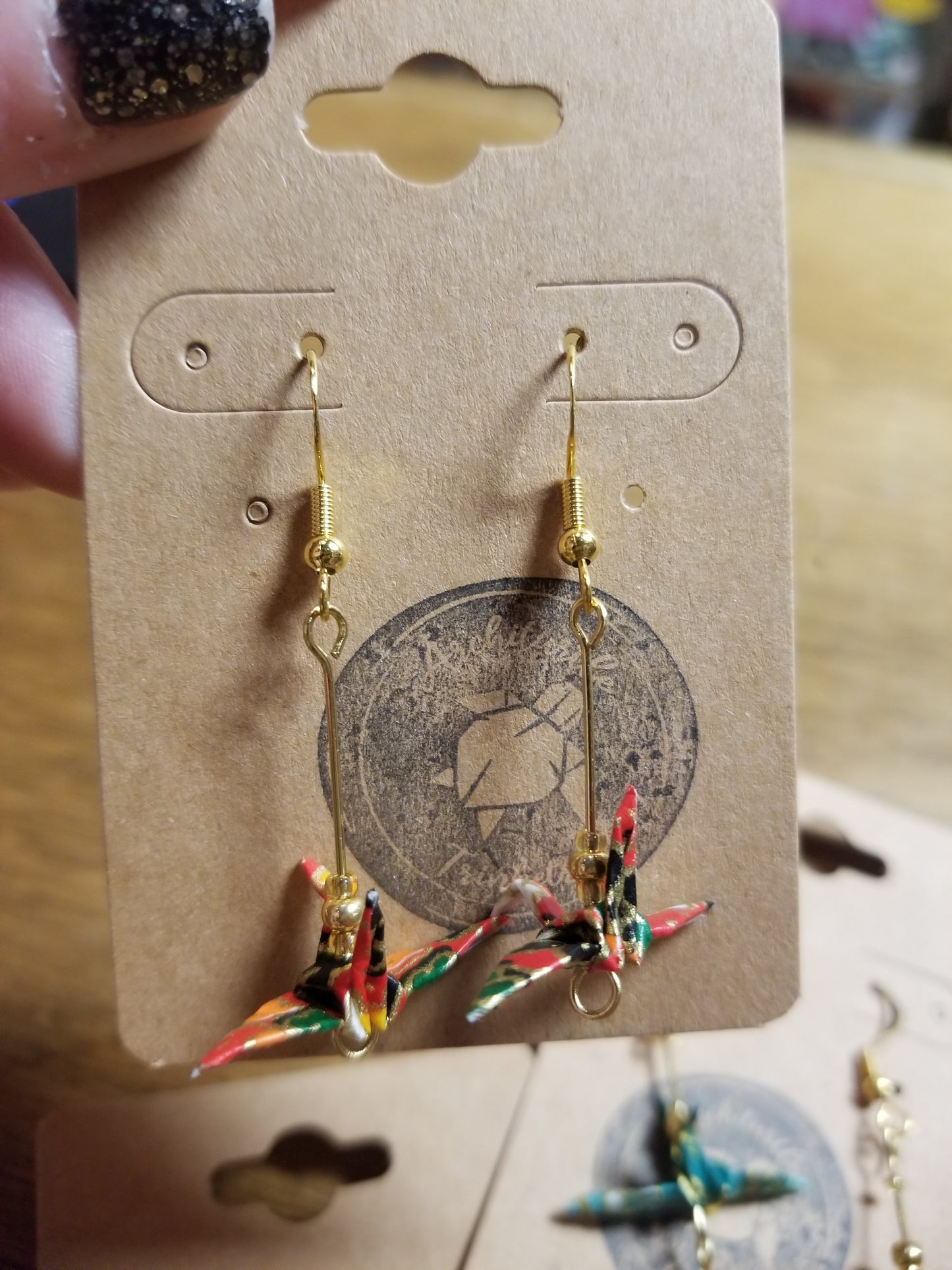 Origami Crane EARRiNGS