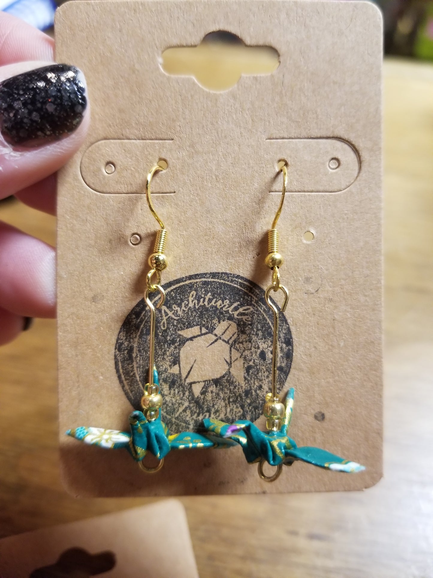 Origami Crane EARRiNGS