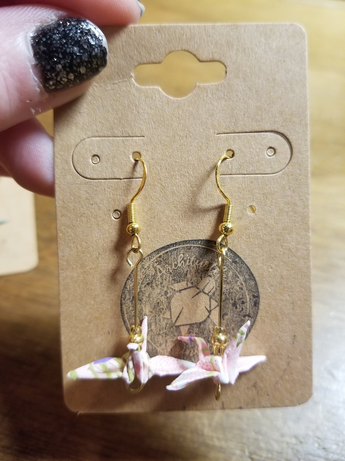 Origami Crane EARRiNGS