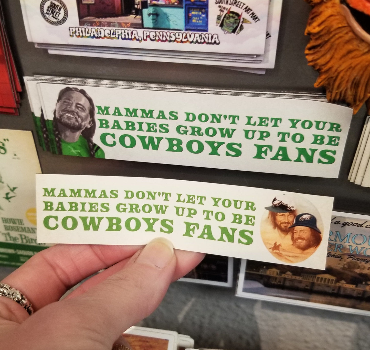 Mammas Don't Let Your Babies Grow Up To Be Cowboys Fans MAGNET