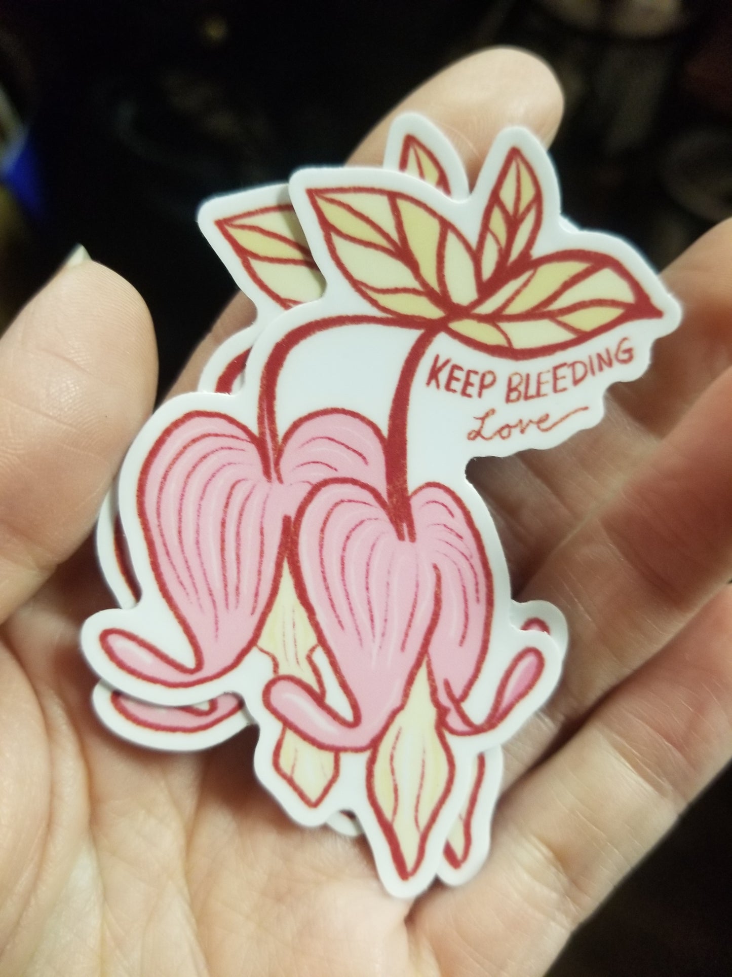 Keep Bleeding Love STICKER