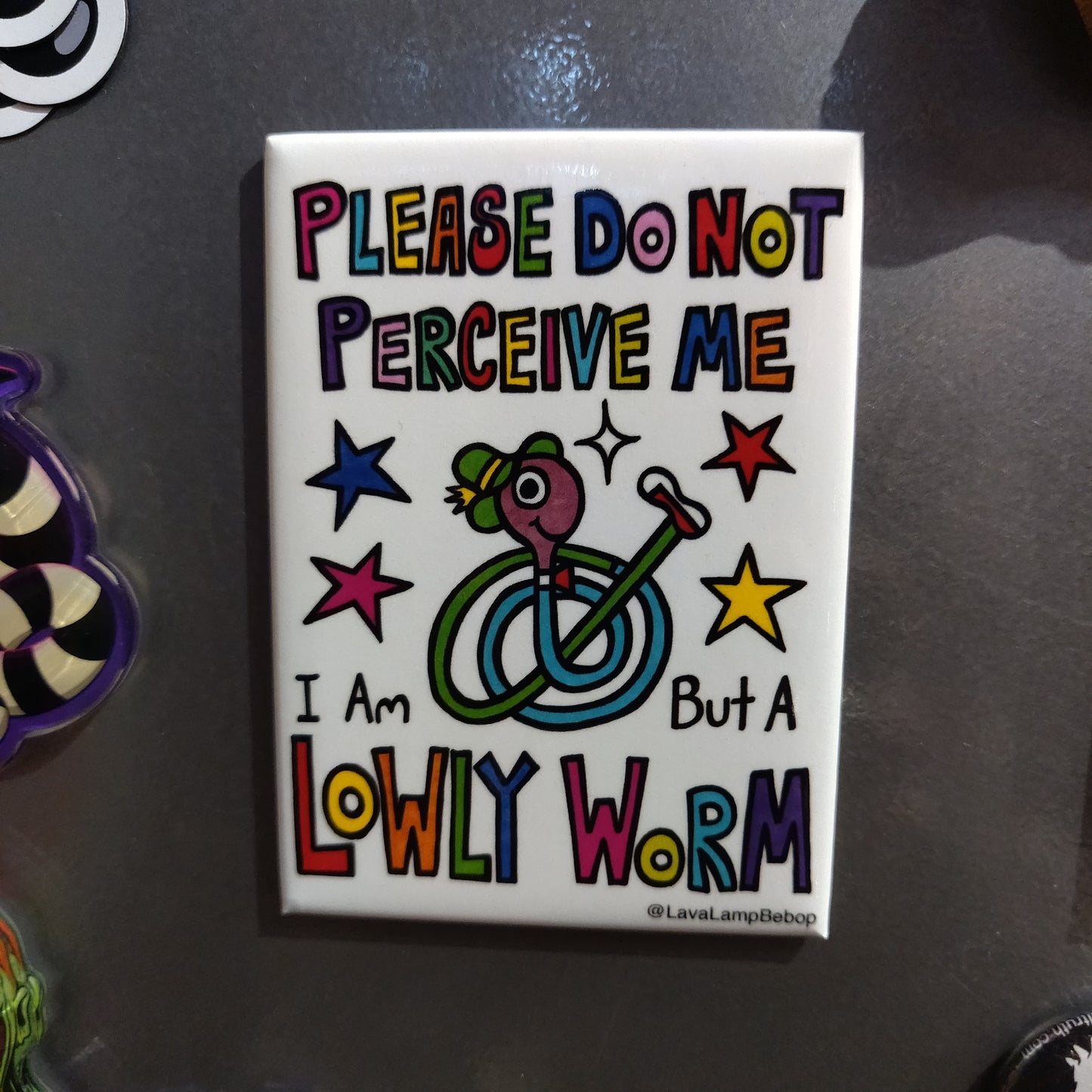 Please Do Not Perceive Me... Lowly Worm MAGNET