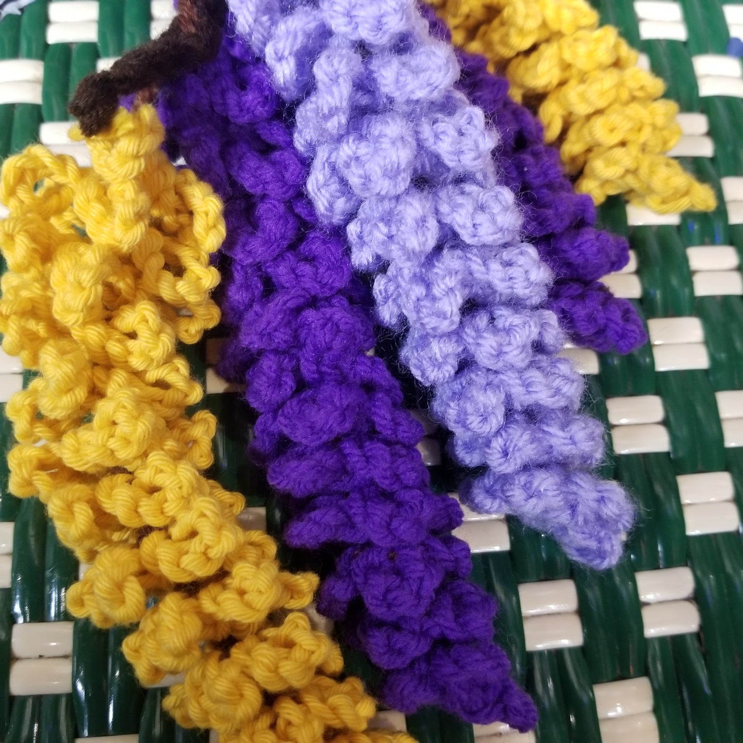 Crochet Wisteria Garland Vertical