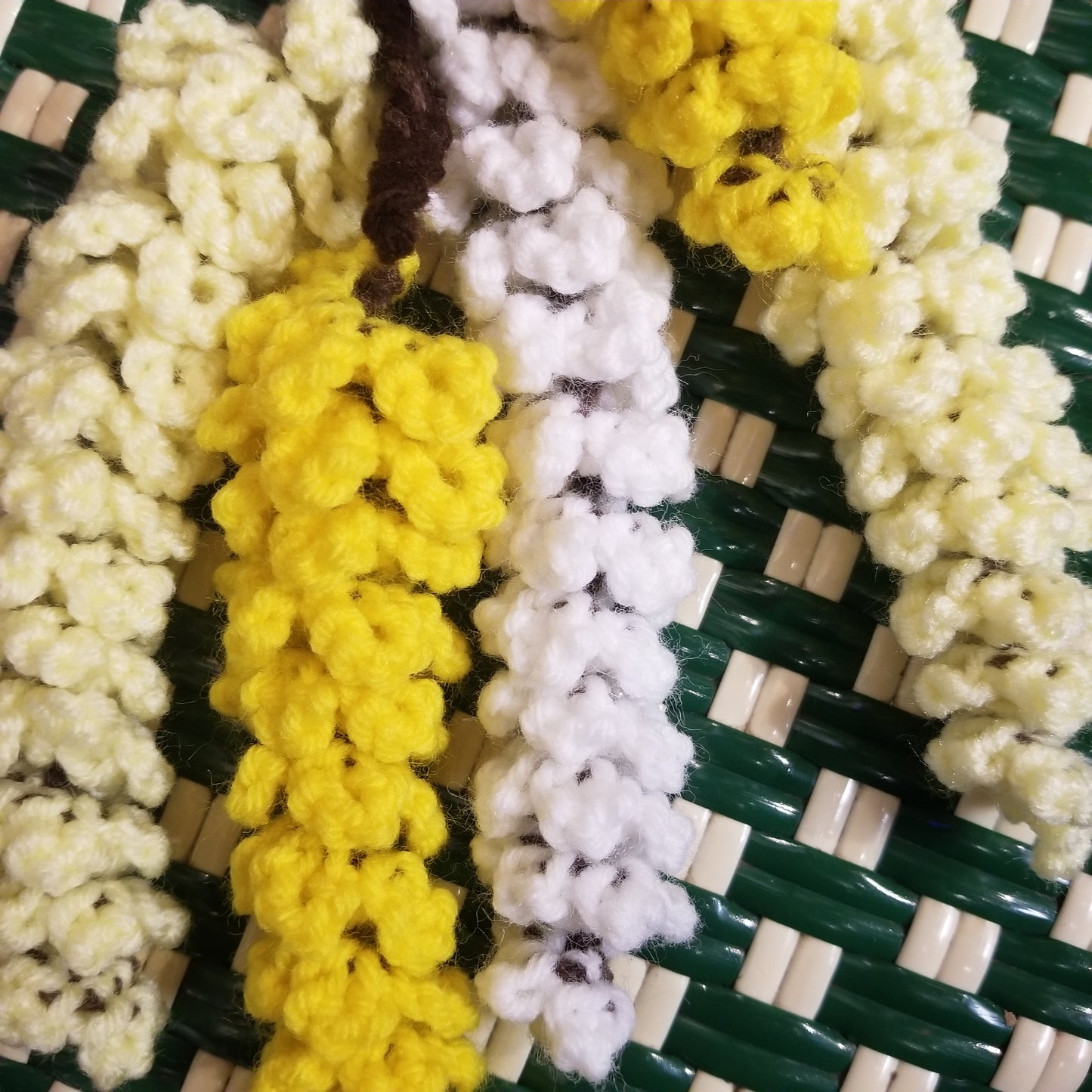 Crochet Wisteria Garland Vertical