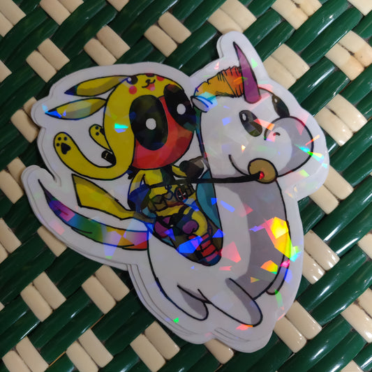 We Ride At Dawn STiCKER by Christopher Walter Art