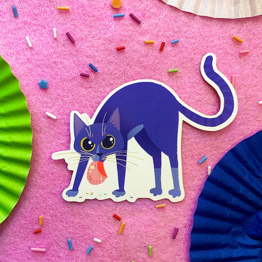 Cupcake Cat STICKER