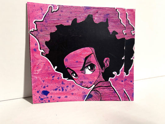 Huey Up Close STICKER