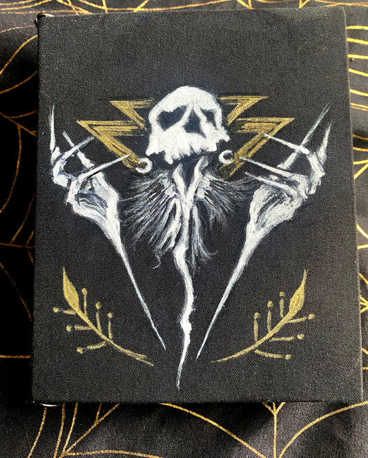 Too Heavy For The World 4x5" Hand Bound JOURNAL / SKETCHBOOK