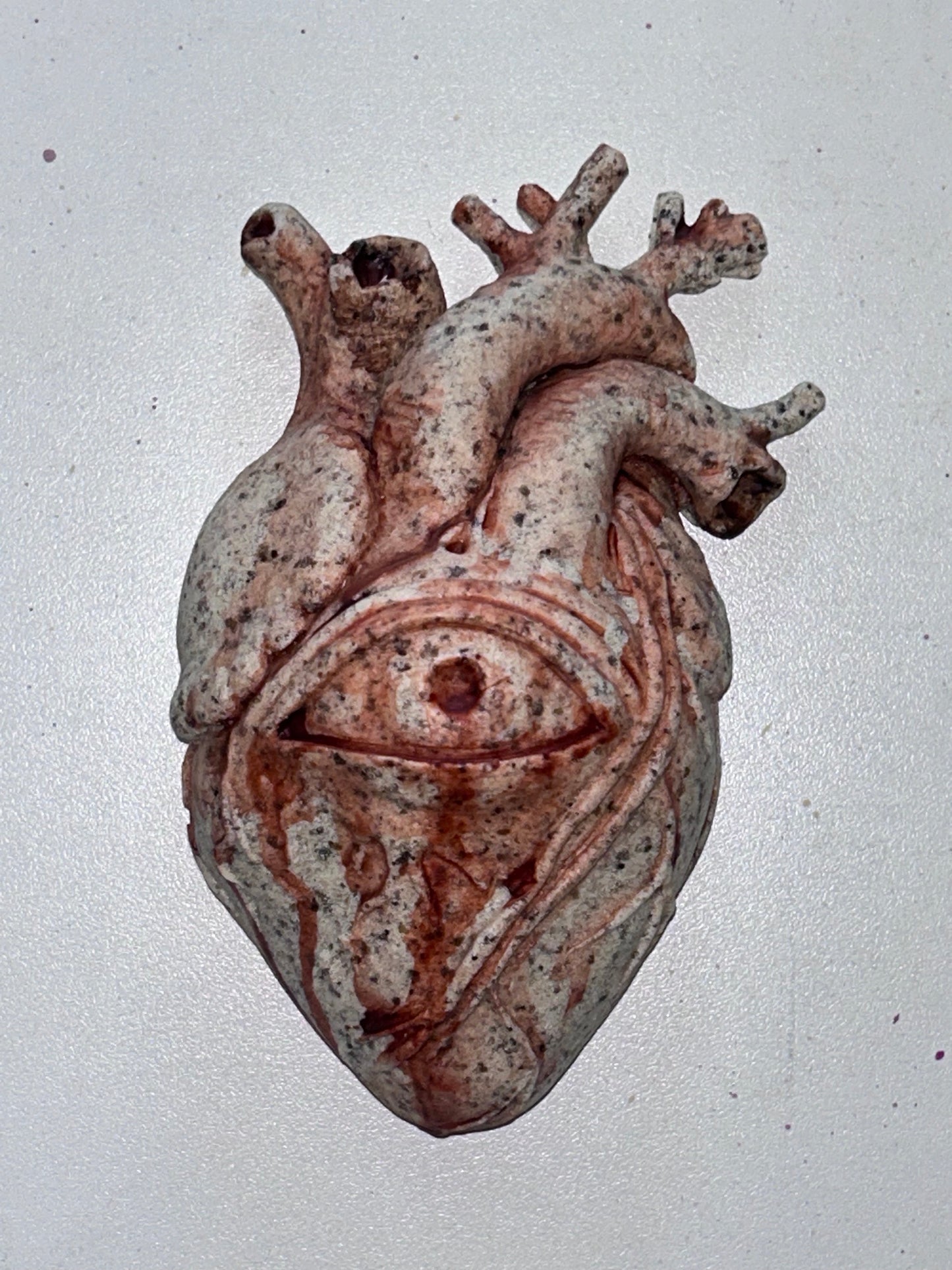 Hand Sculpted Anatomical Heart Wall Hanging
