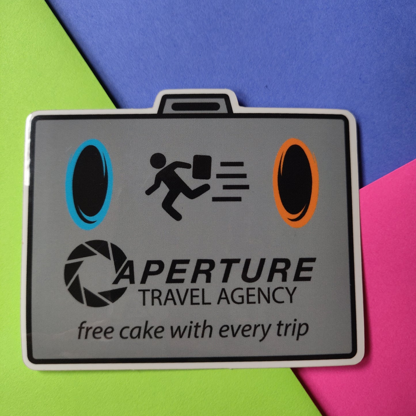 Aperture Travel Agency STICKER