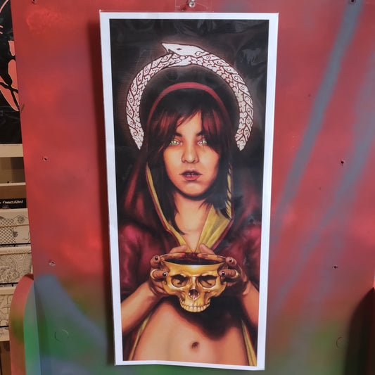 Skull Chalice PRINT by Monique Ligons