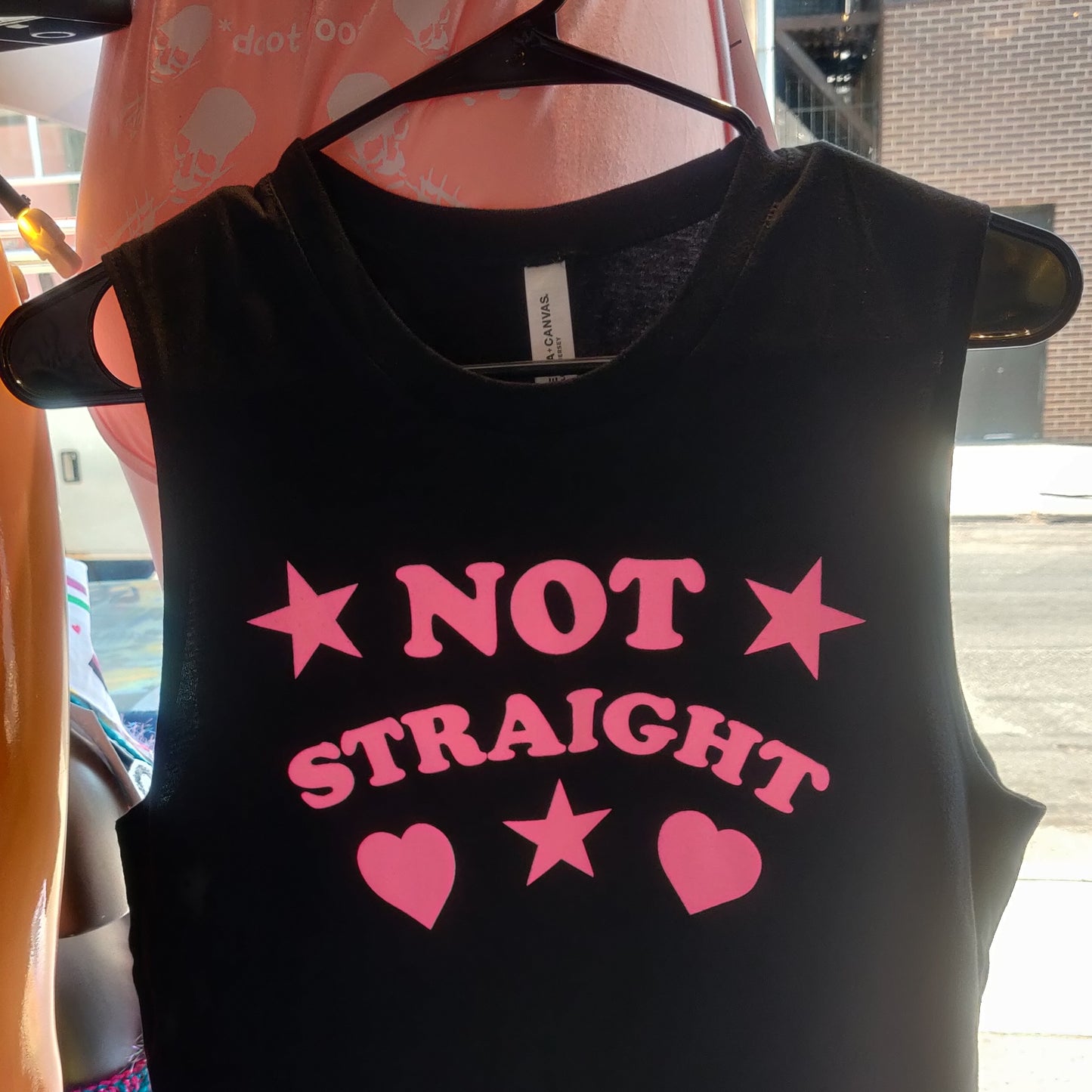Not Straight MUSCLE TEE