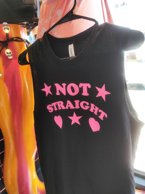 Not Straight MUSCLE TEE
