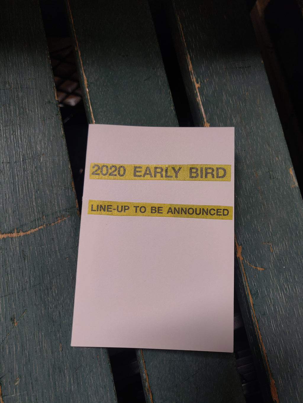 2020 Early Bird Collaged GREETING CARD