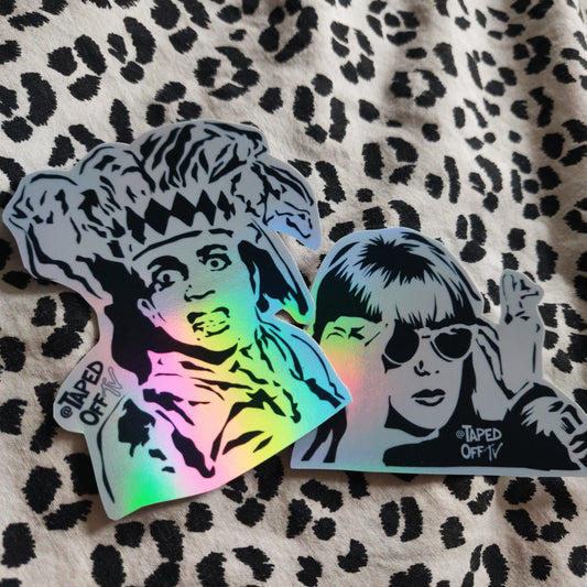 Don't Tell Mom The Babysitter's Dead Holographic STICKERs