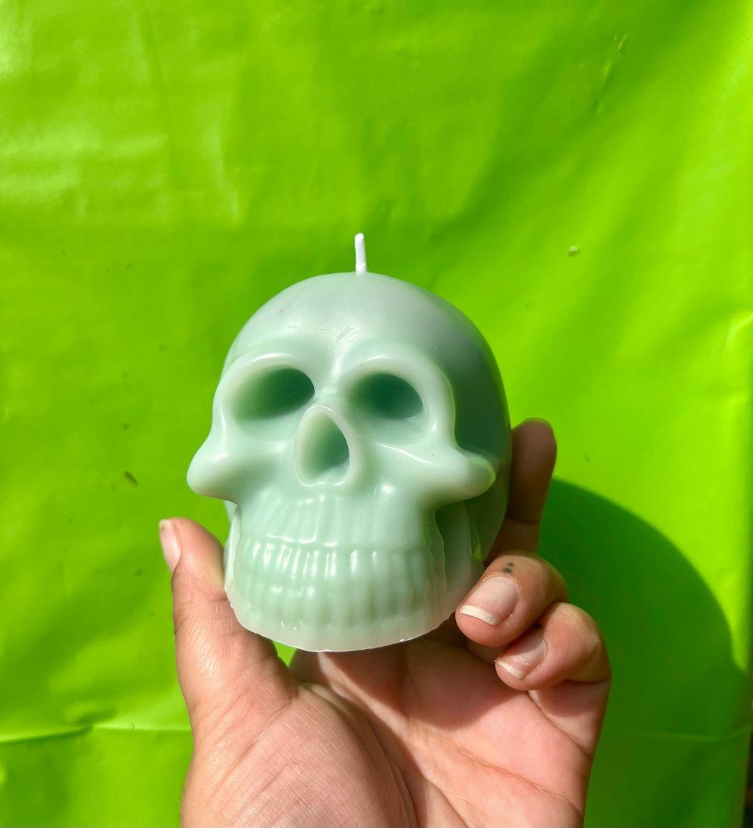 Spooky Skull CANDLE by Sick Wax World