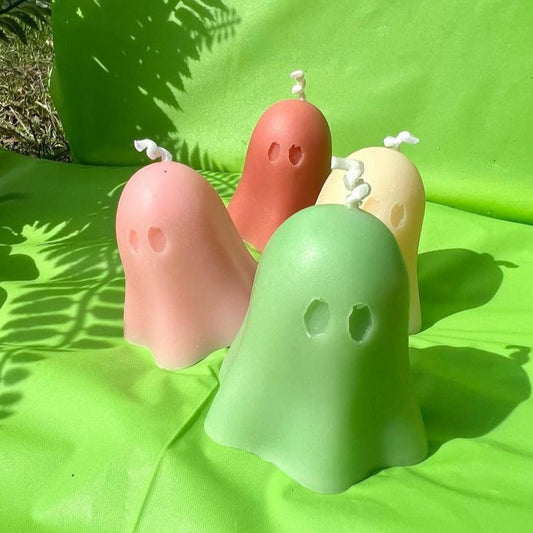 'Lil Ghost Pillar CANDLE by Sick Wax World