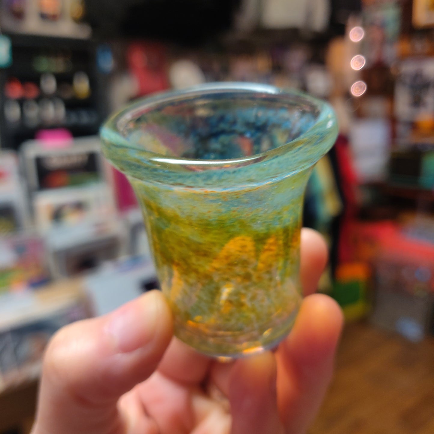 Shot Glasses Hand Blown Glass by W.C. Glass