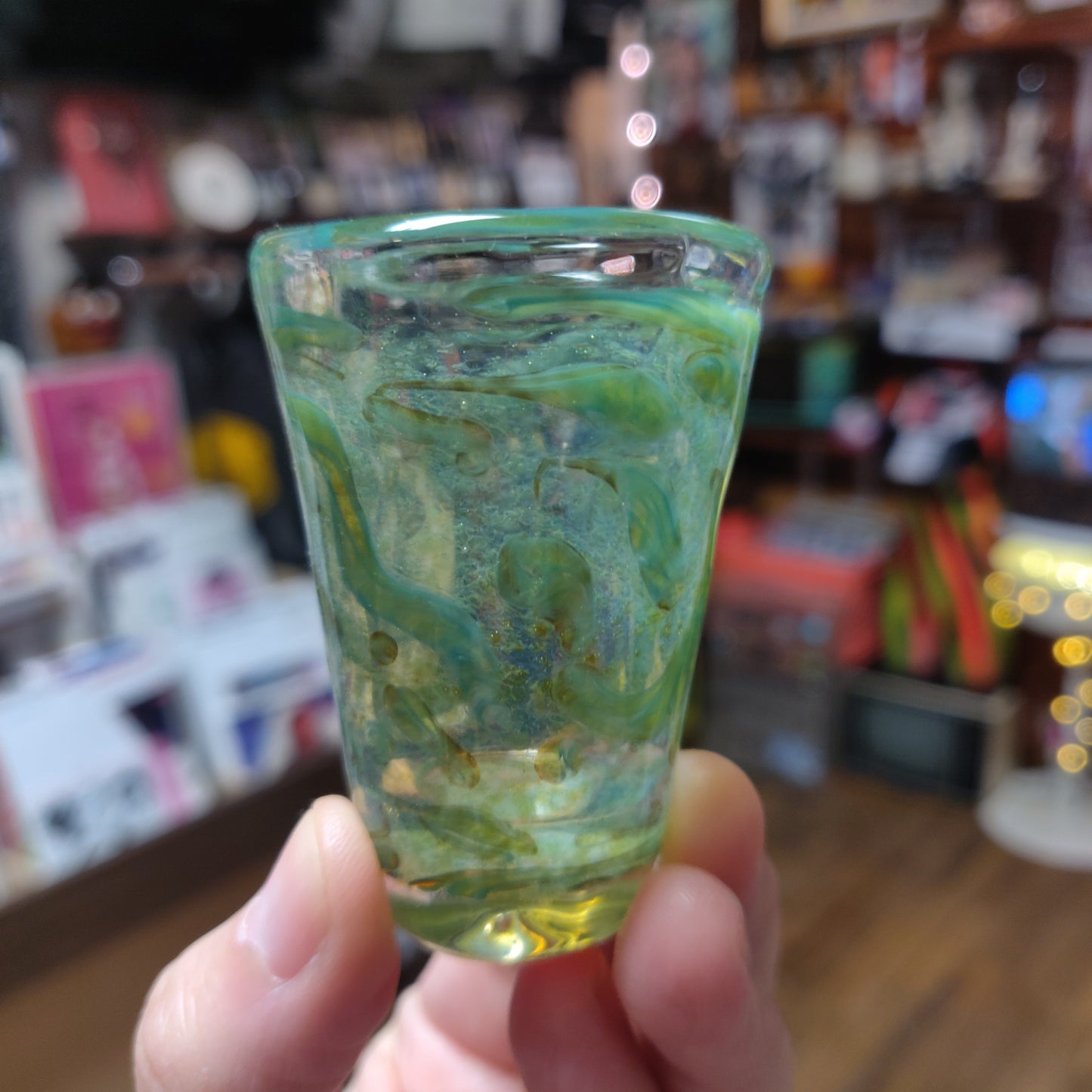 Shot Glasses Hand Blown Glass by W.C. Glass