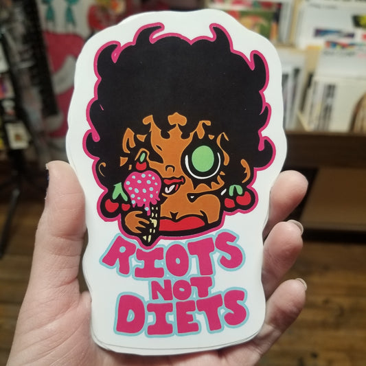 Riots Not Diets STICKER by Riot NJ