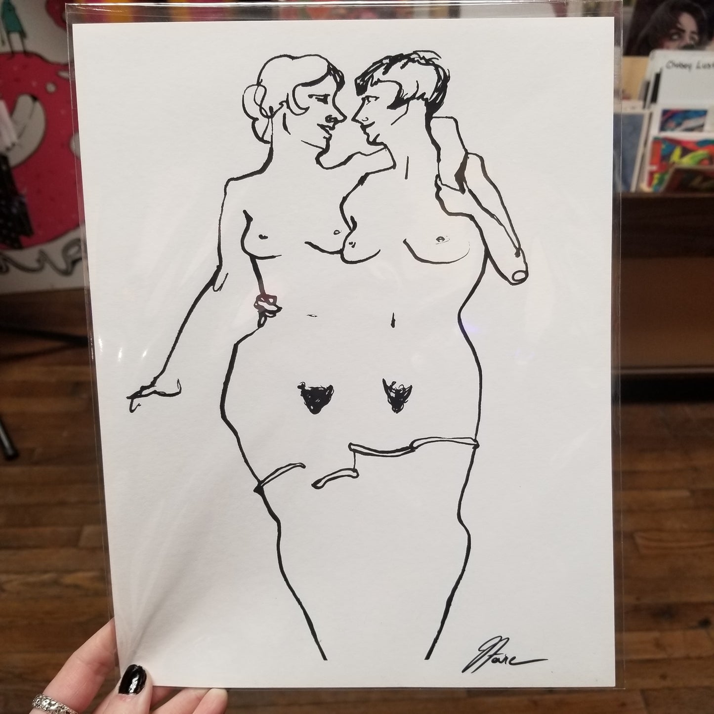 Bosom Buddies 8.5"x11" PRINT