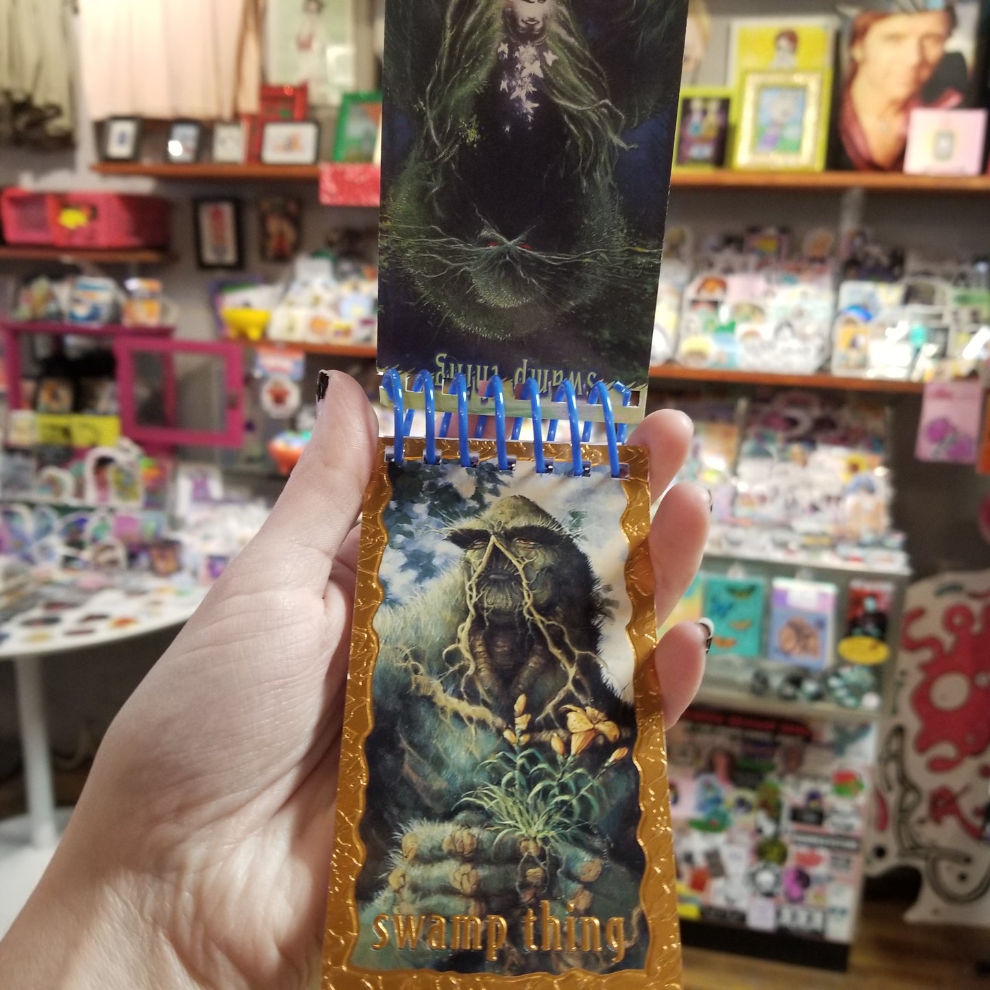 Upcycled Fantasy/Horror  Mini Trading Card NOTEBOOKs