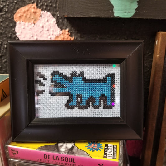 Keith Dog Framed CROSS STITCH