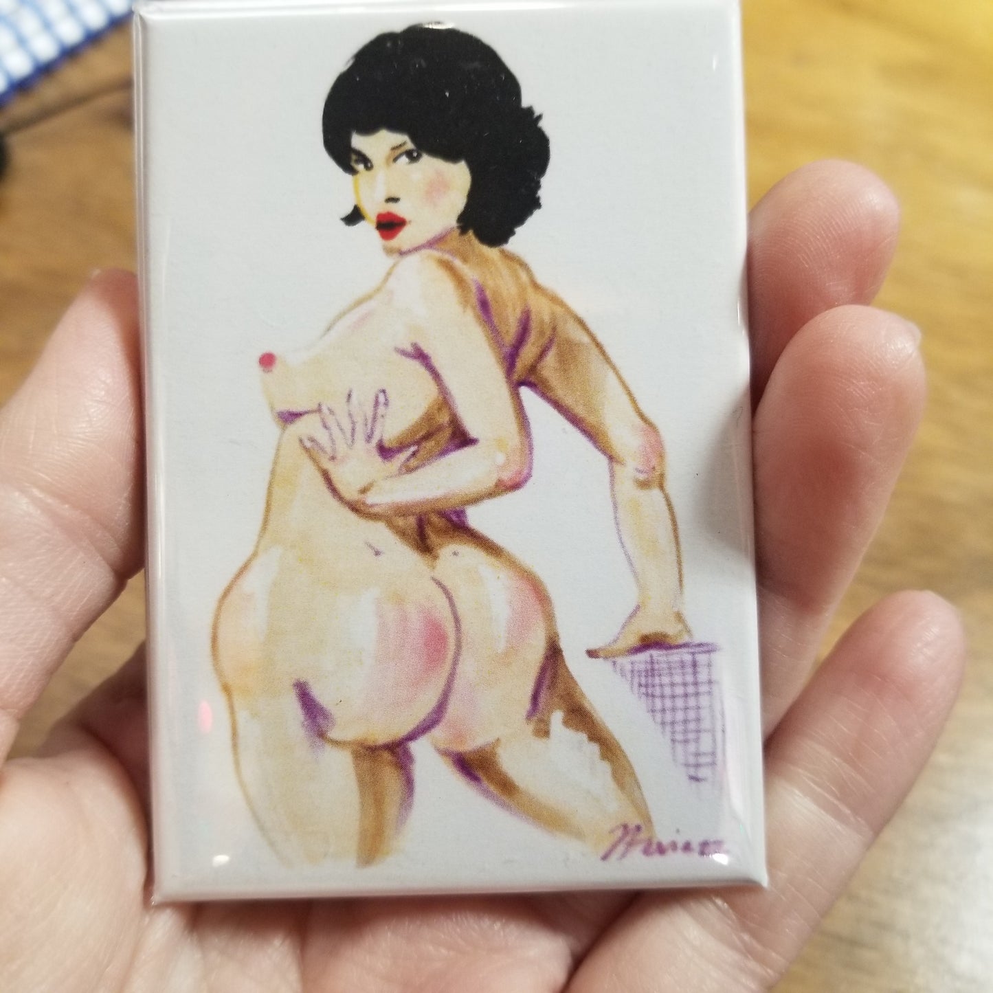 Nude Over The Shoulder MAGNET