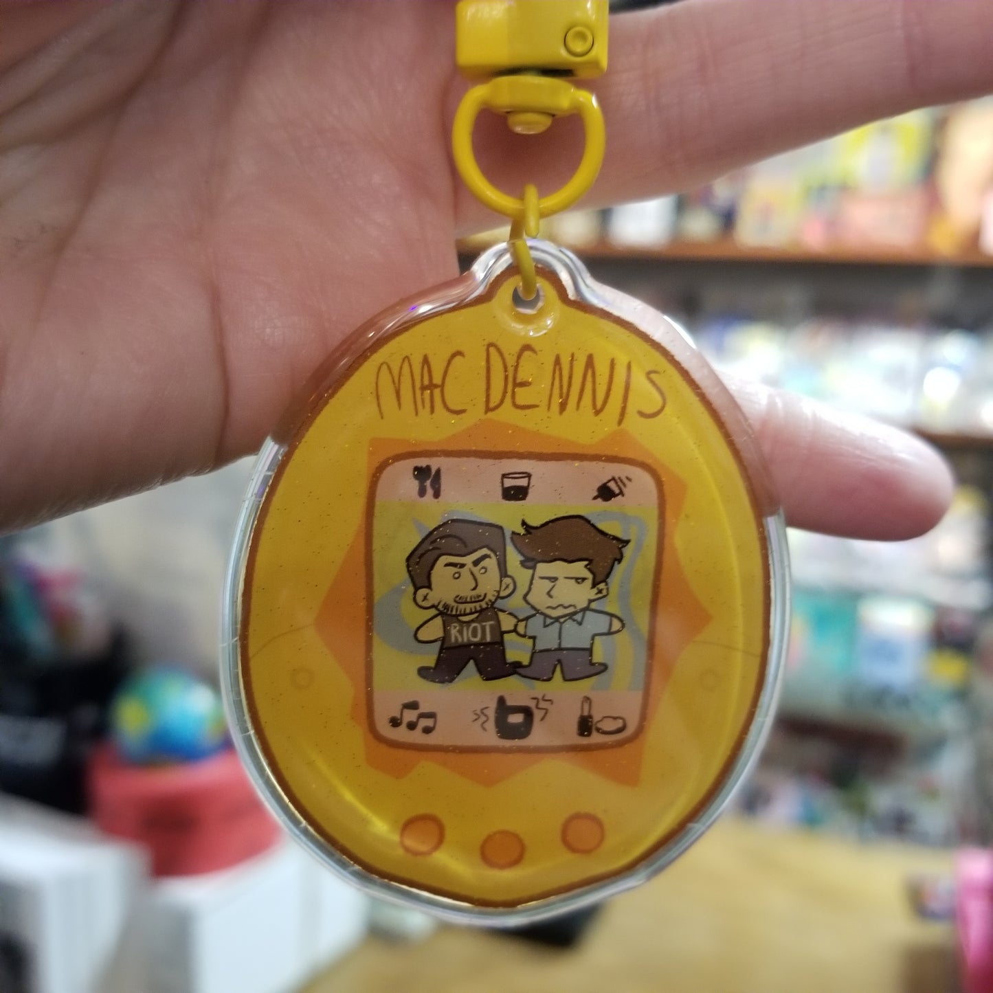 Mac Dennis Acrylic KEYCHAIN