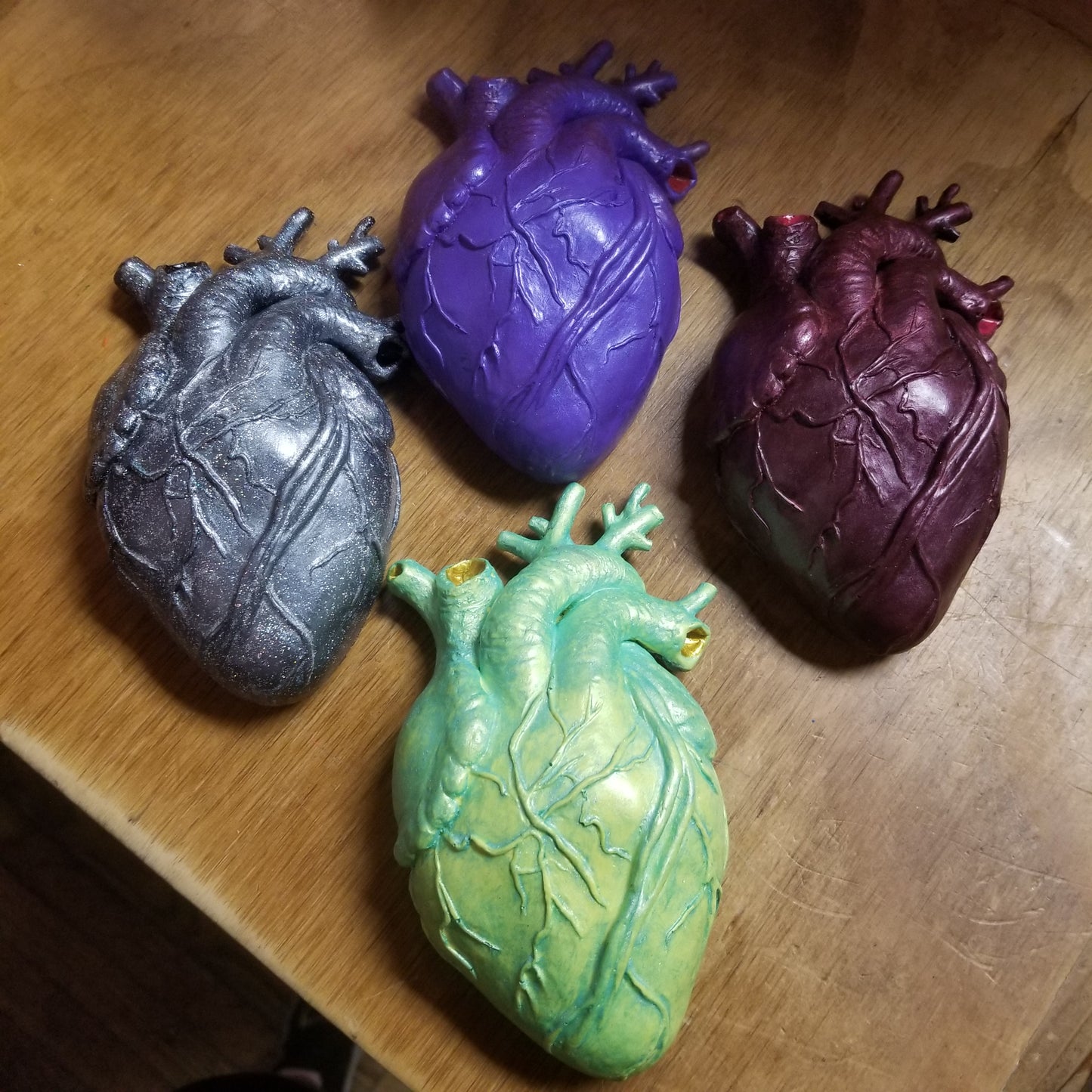 Hand Sculpted Anatomical Heart Wall Hanging