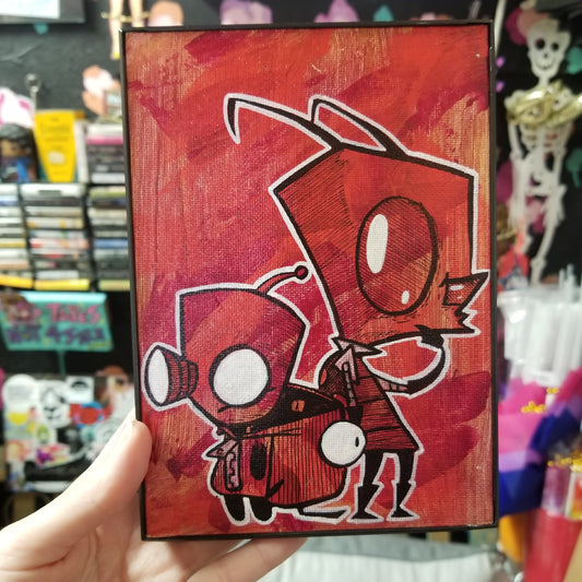 Zim Mini Framed CANVAS ART