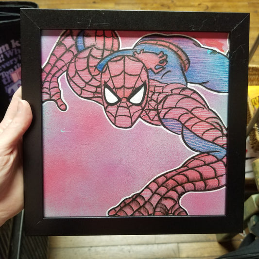 Spider Dude Framed CANVAS ART