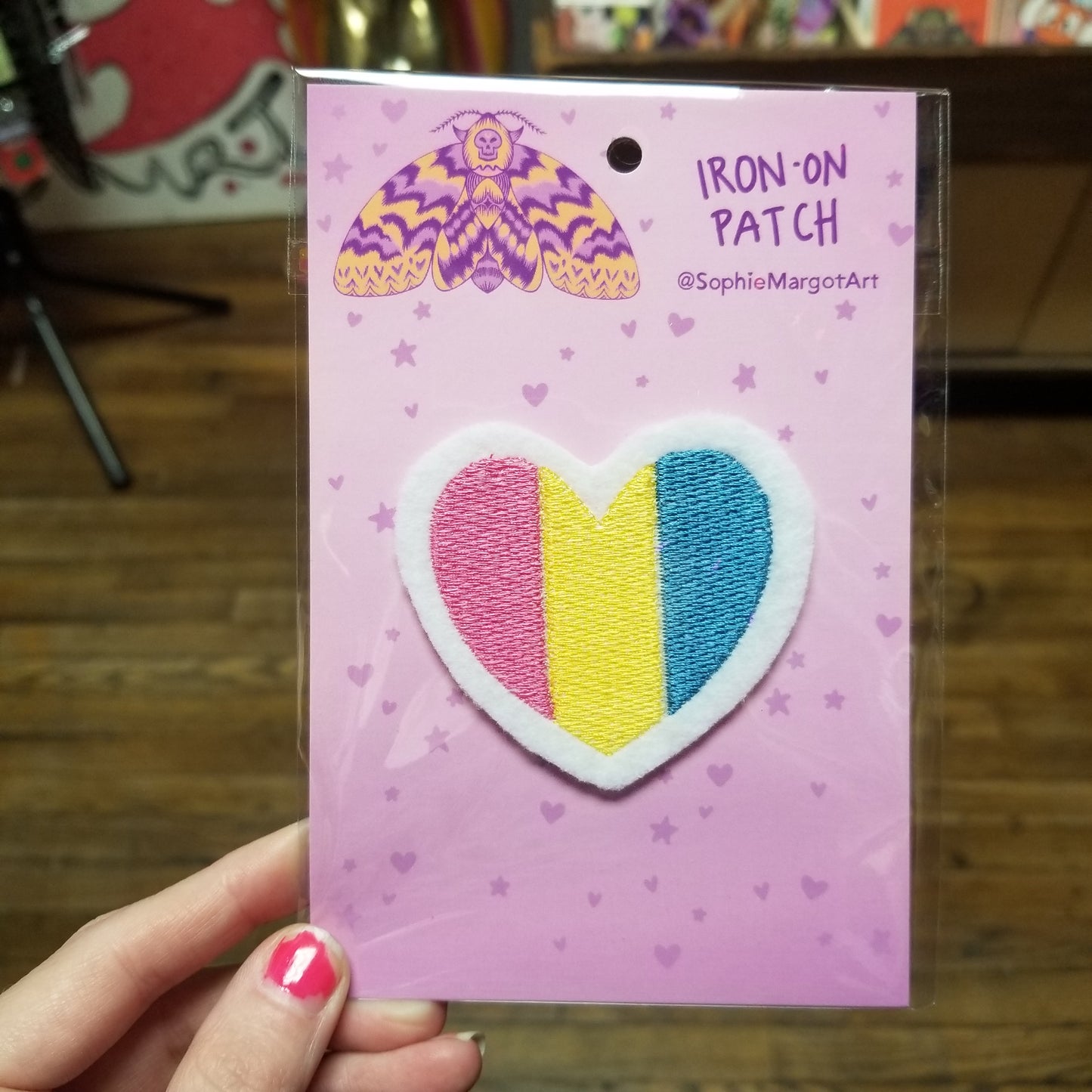 Pansexual Pride Heart PATCH