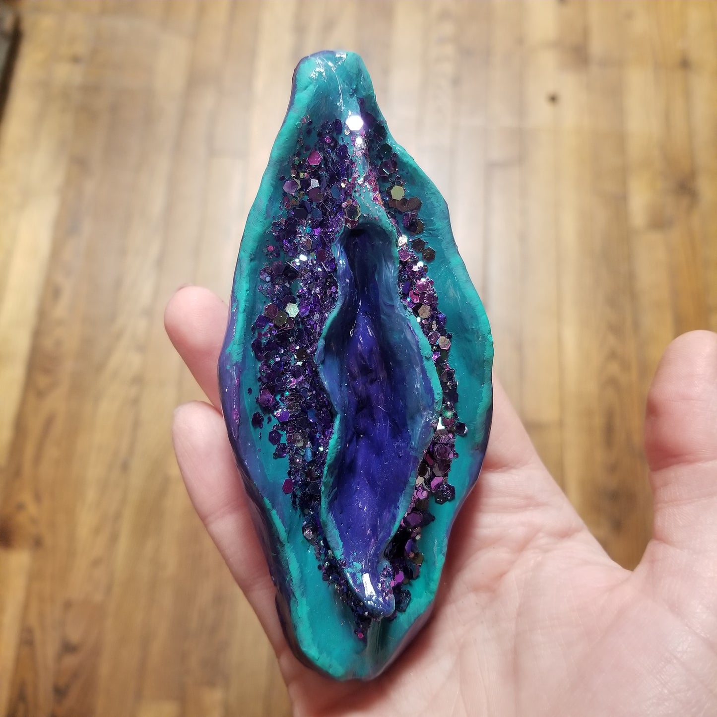 One-of-a-kind Vulva WALL ART by Kyra