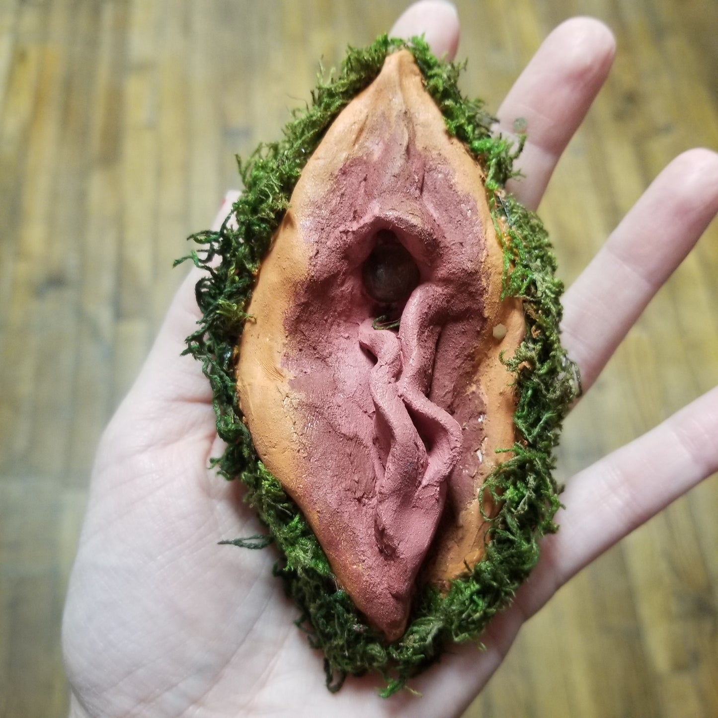 One-of-a-kind Vulva WALL ART by Kyra