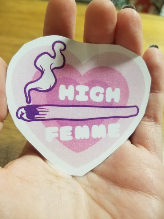 High Femme STICKER by Skullduggery Studio