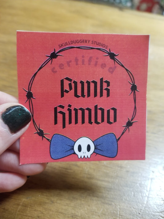 Certified Punk Himbo STICKER by Skullduggery Studio