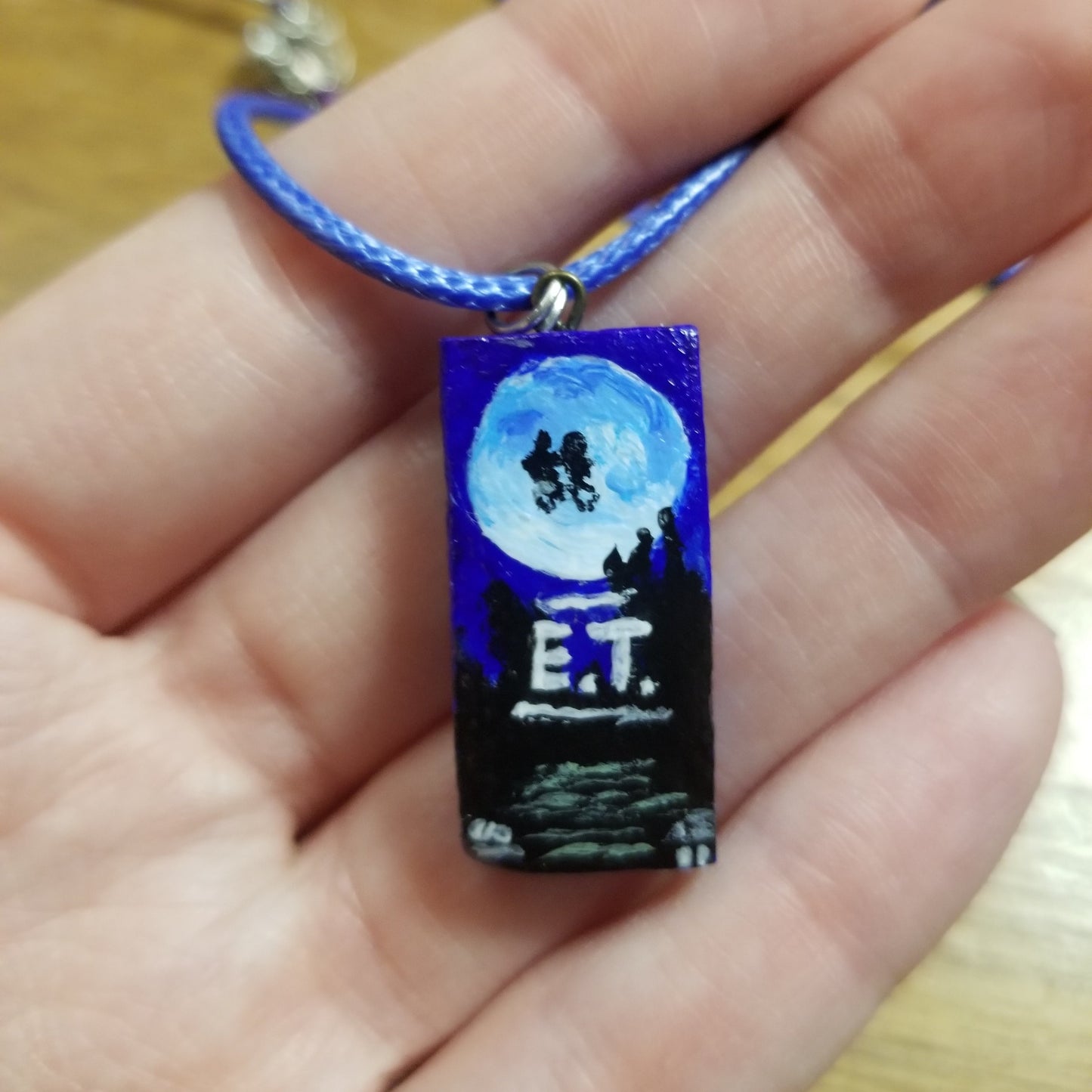 Clay VHS Movie Covers Charm Necklaces