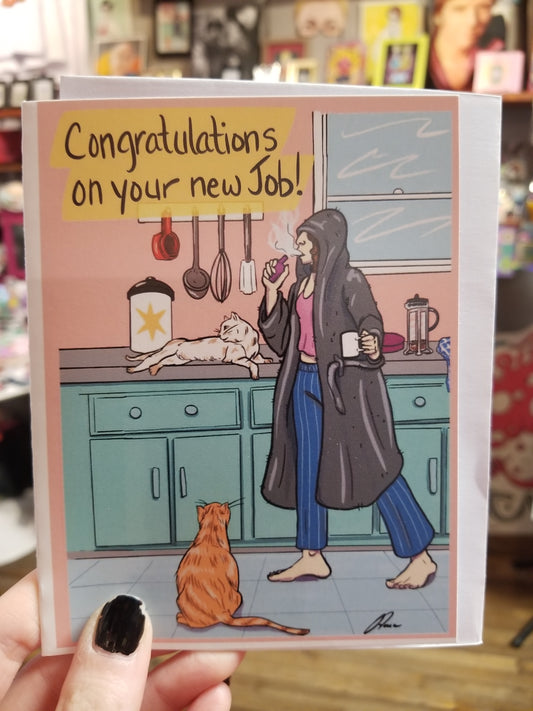 Congratulations On Your New Job GREETING CARD