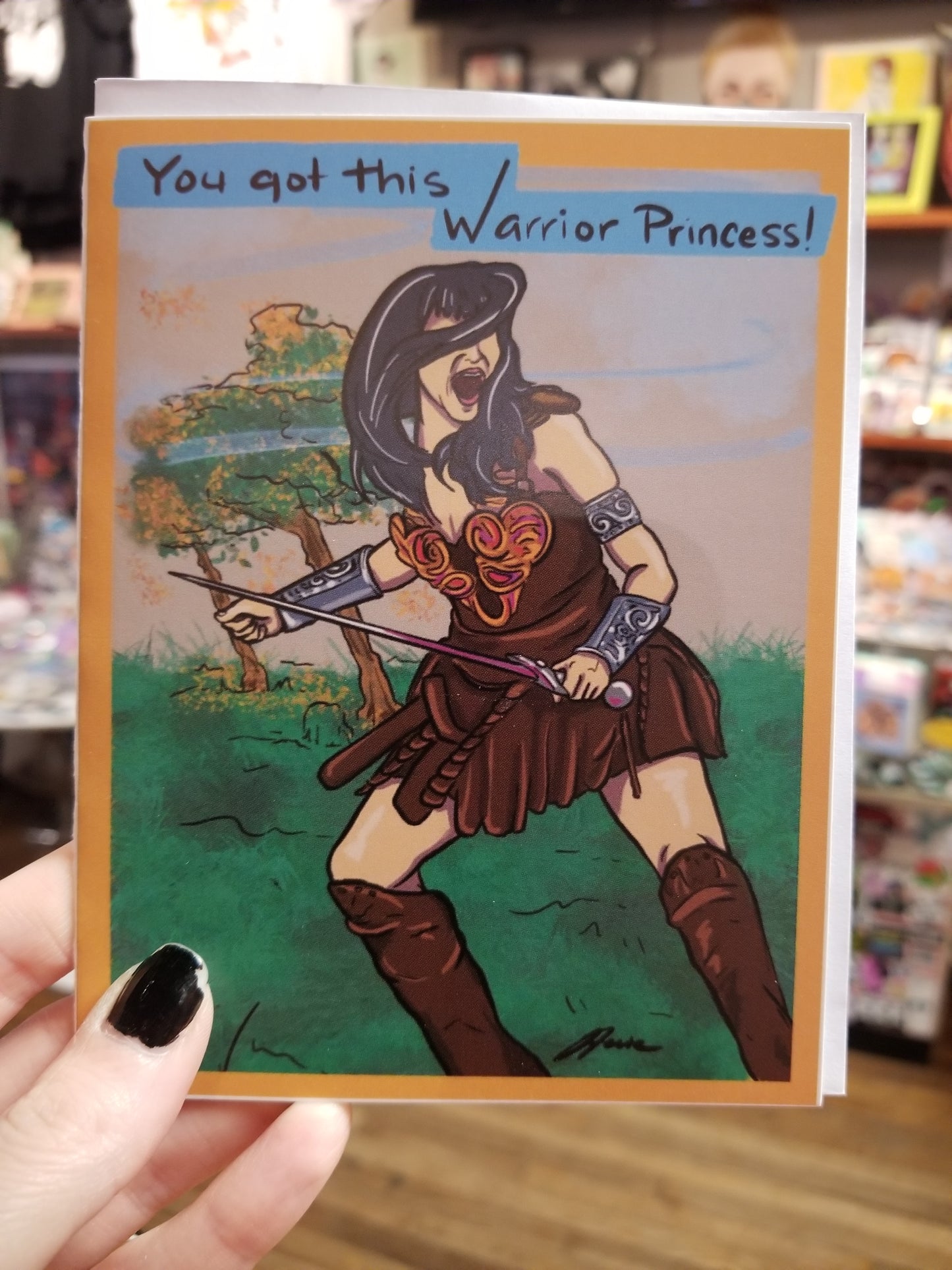 You Got This Warrior Princess GREETING CARD