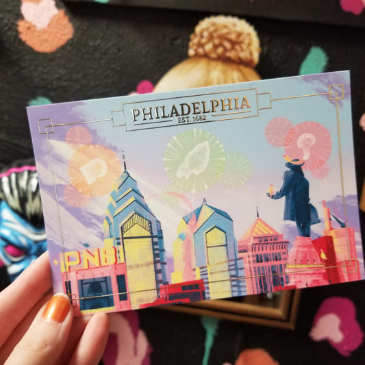 Philly Sports Skyline POSTCARD